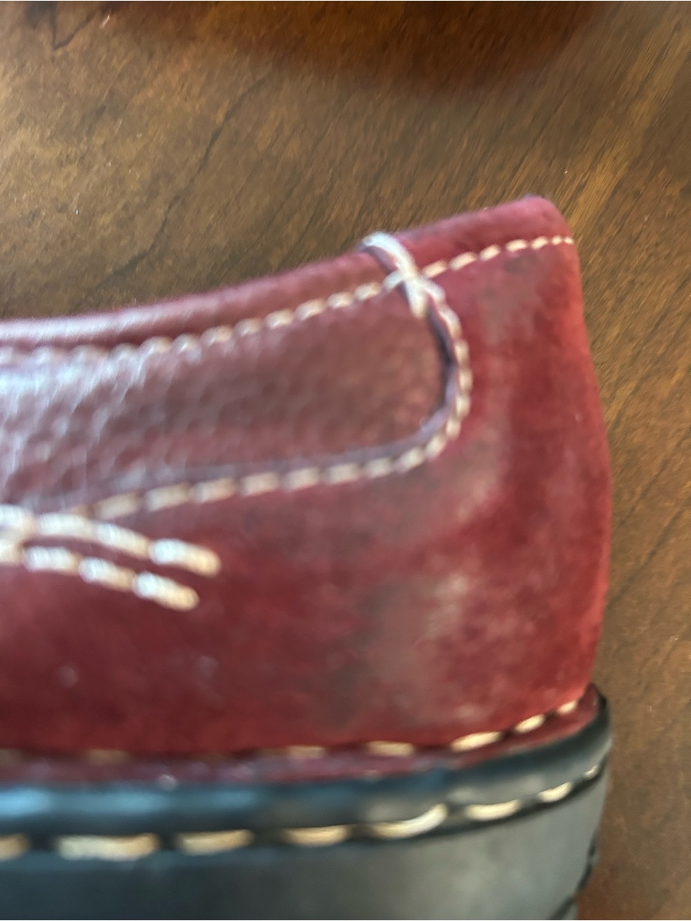 Earth Origins Women's Slip-On Dress Shoes in Burgundy - Picture 9 of 9